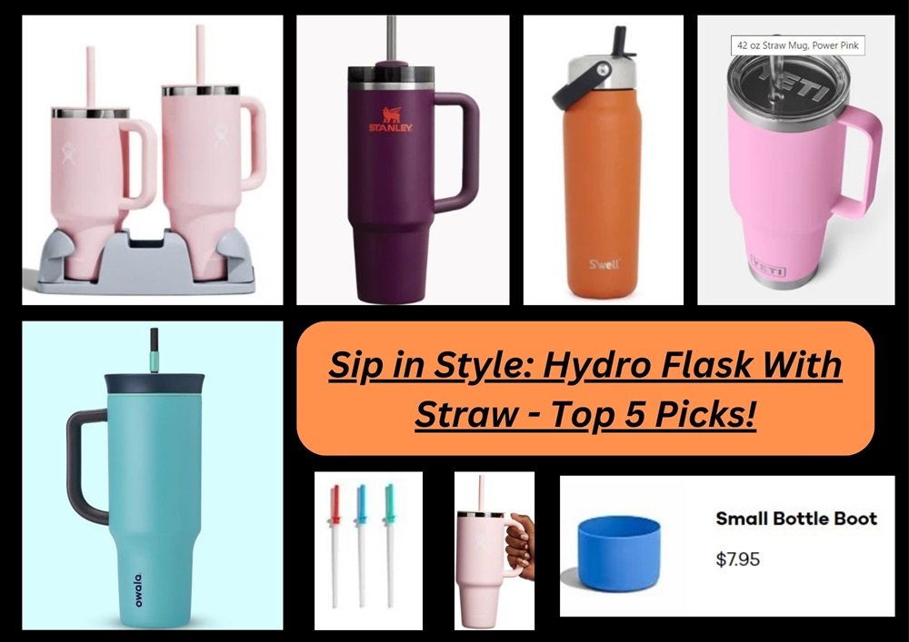 Hydro Flask With Straw