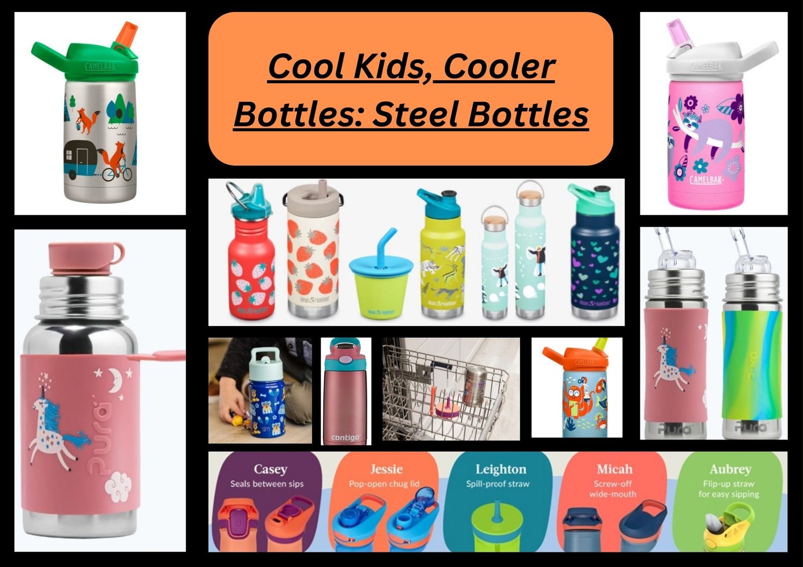 Kids Stainless Steel Water Bottles